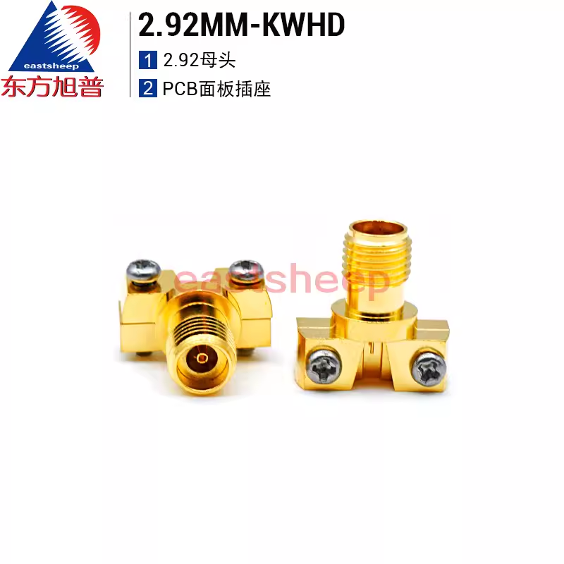 东方旭普 毫米波射频连接器2.92MM-KWHD 面板测试插座 DC-40G